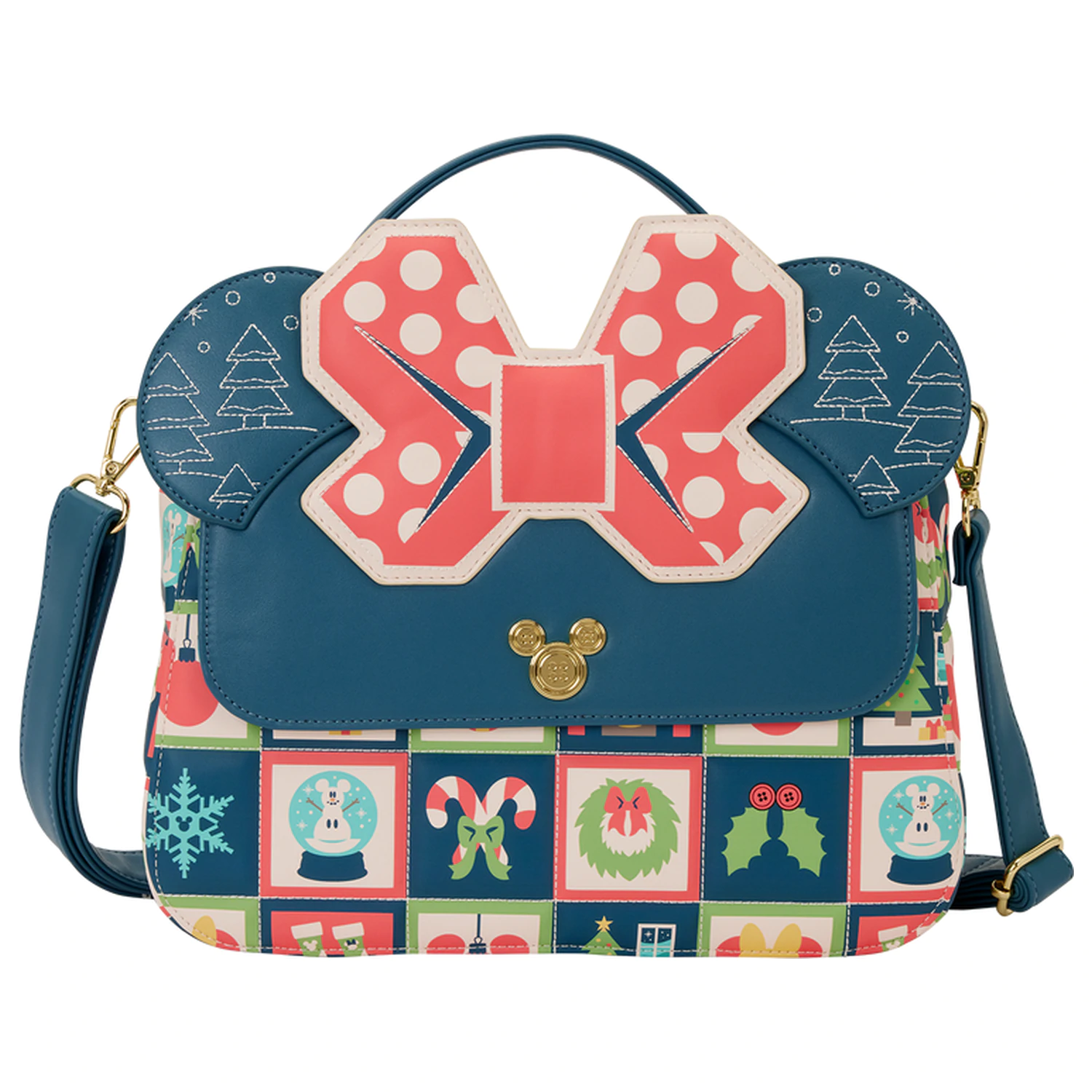 Loungefly Disney Mickey Holiday Umhängetasche Produktfoto