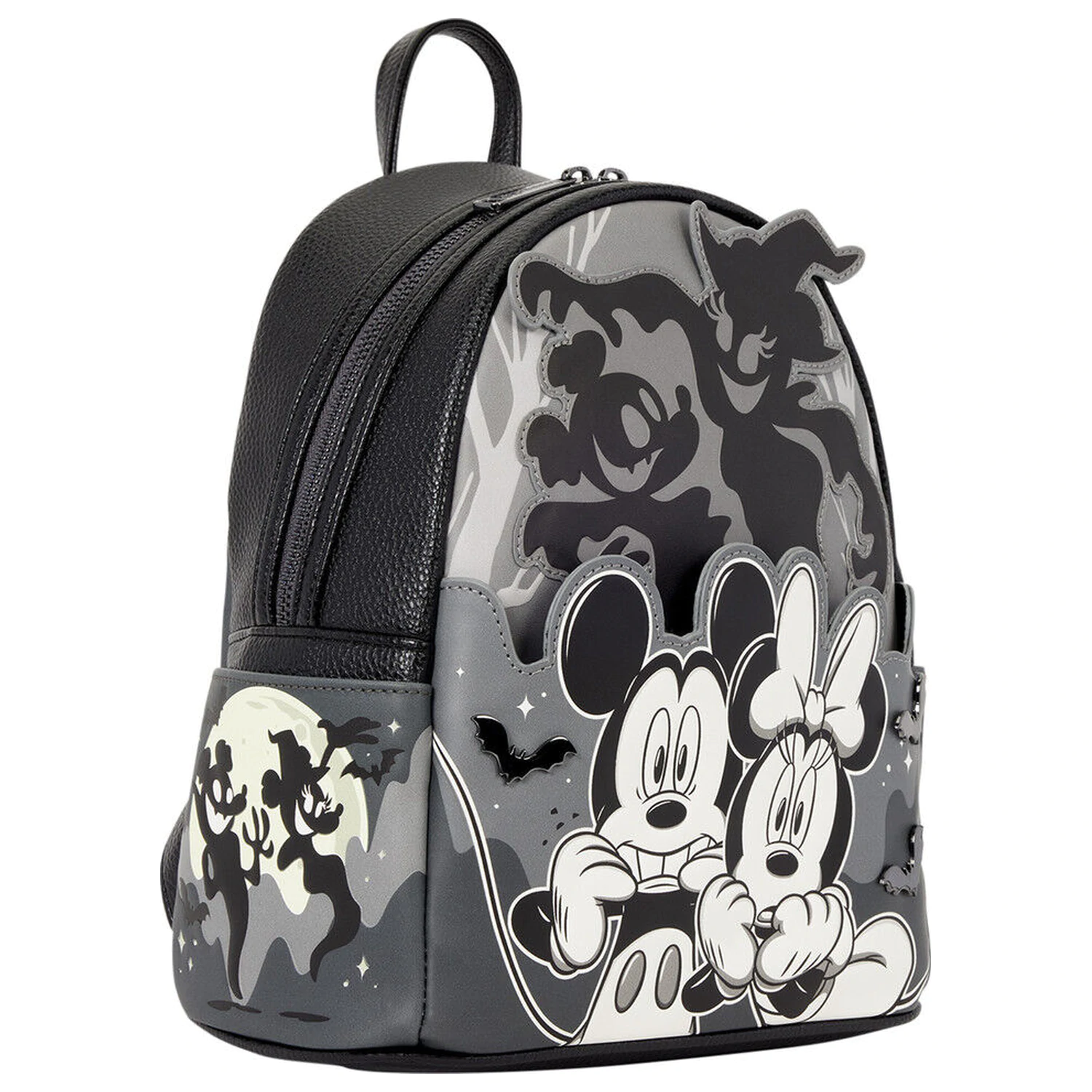 Loungefly Disney Mickey Mickey & Minnie Ghosh Rucksack 26cm Produktfoto