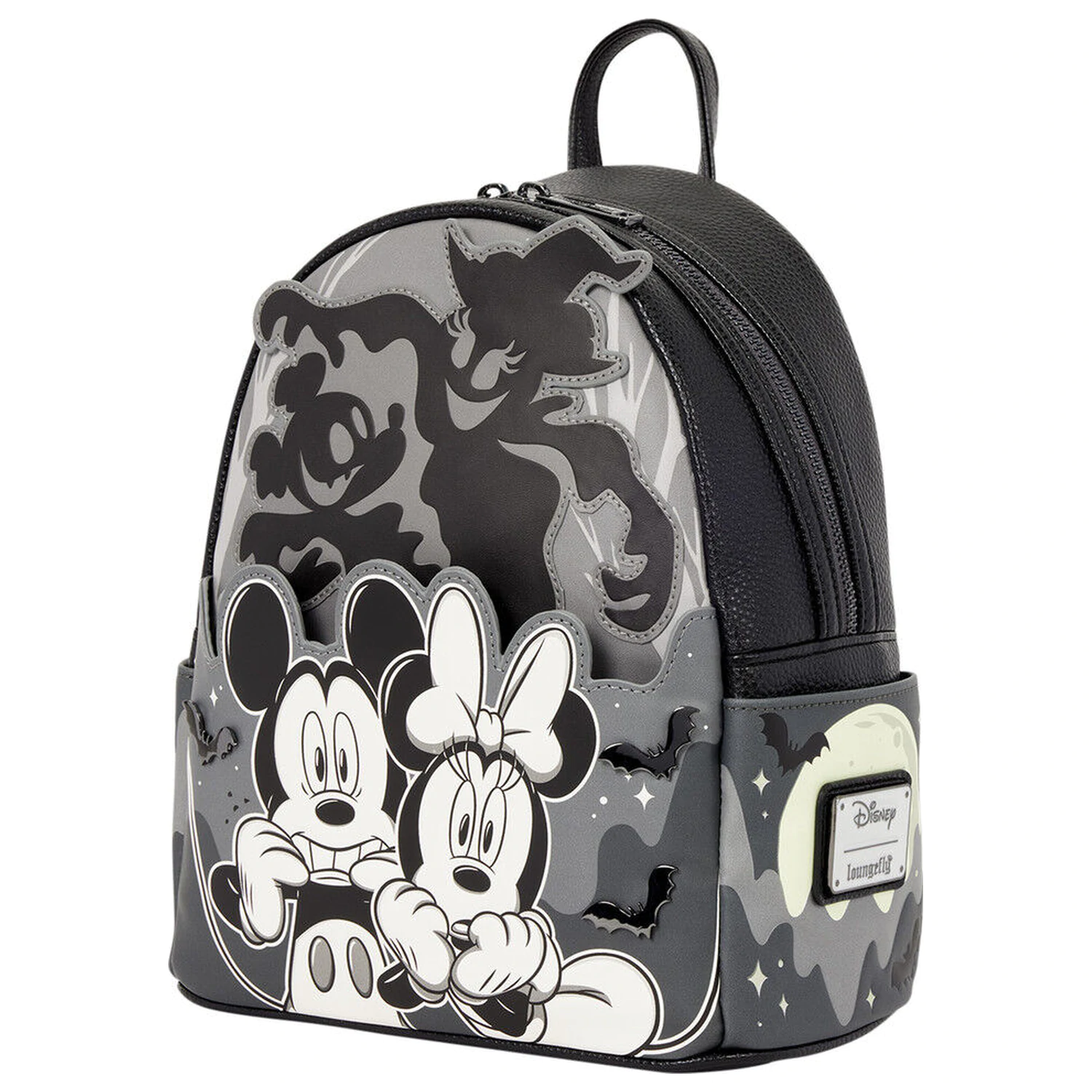 Loungefly Disney Mickey Mickey & Minnie Ghosh Rucksack 26cm Produktfoto