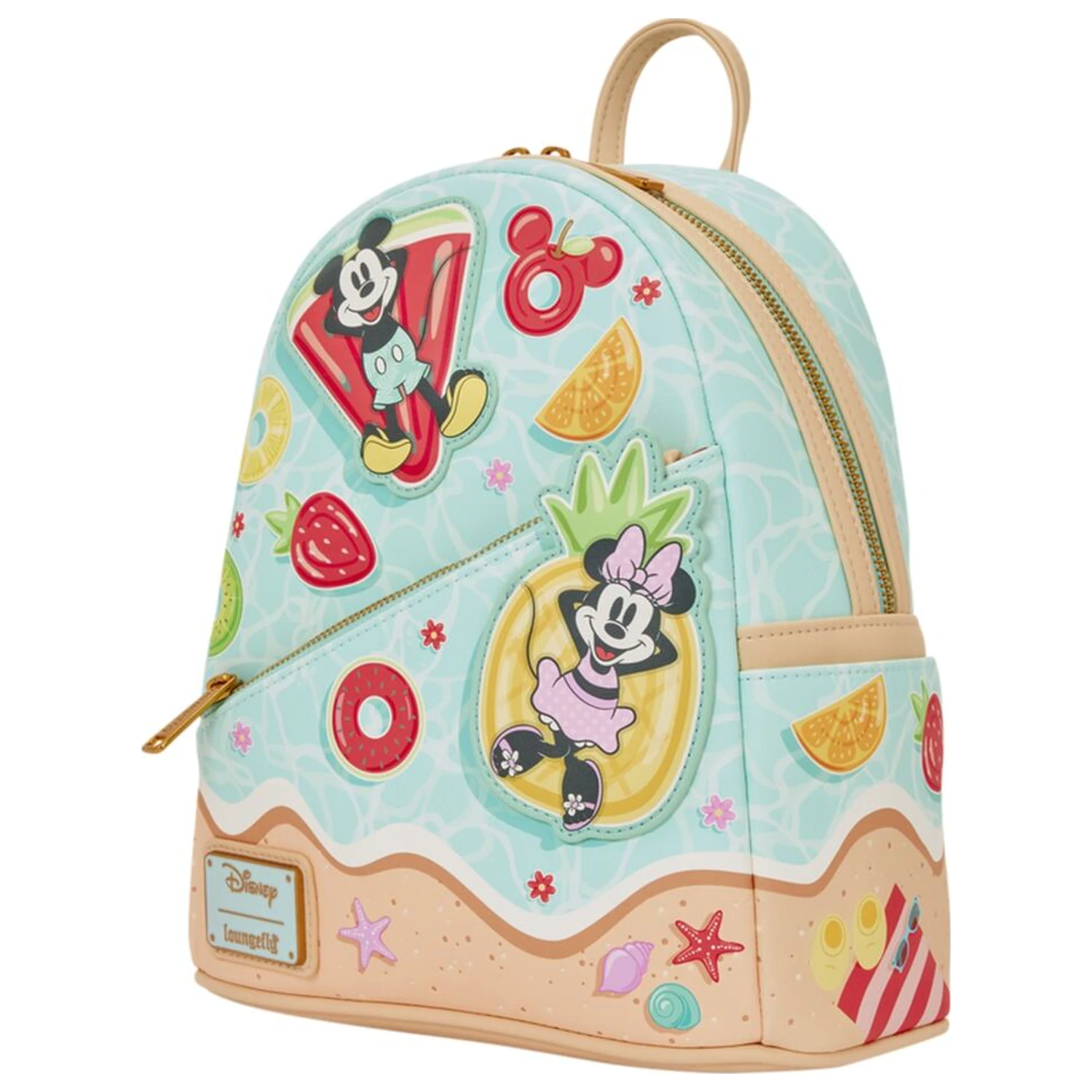 Loungefly Disney Mickey & Minnie Beach Fun Rucksack 26 cm Produktfoto