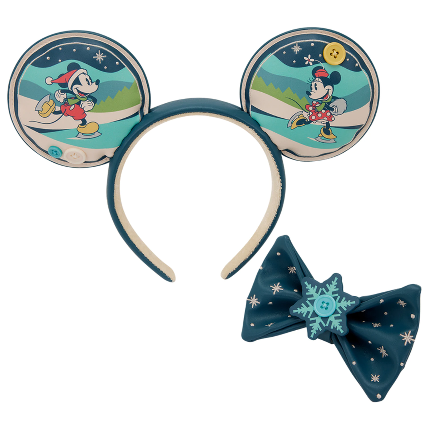 Loungefly Disney Mickey & Minnie Holiday Stirnband Produktfoto