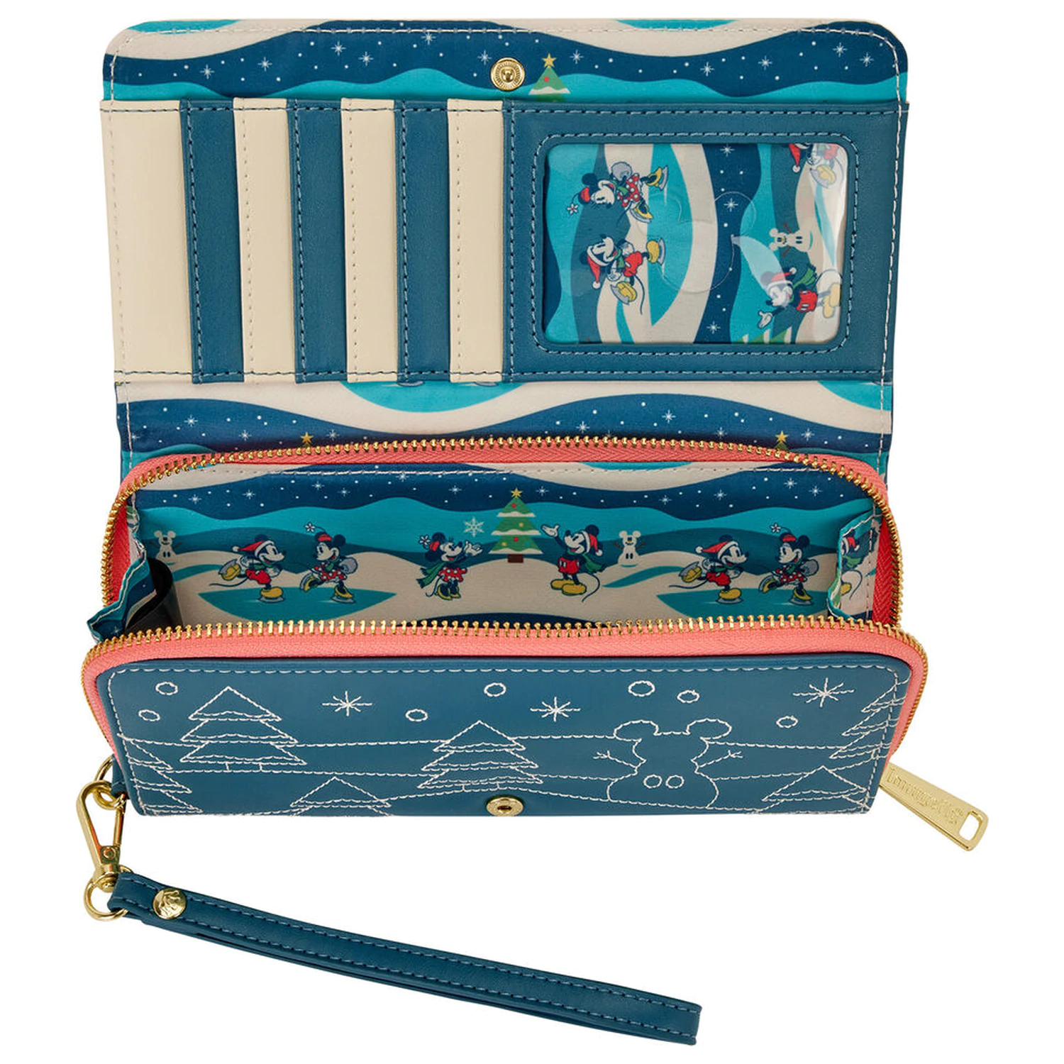 Loungefly Disney Mickey & Minnie Holiday Geldbörse Produktfoto