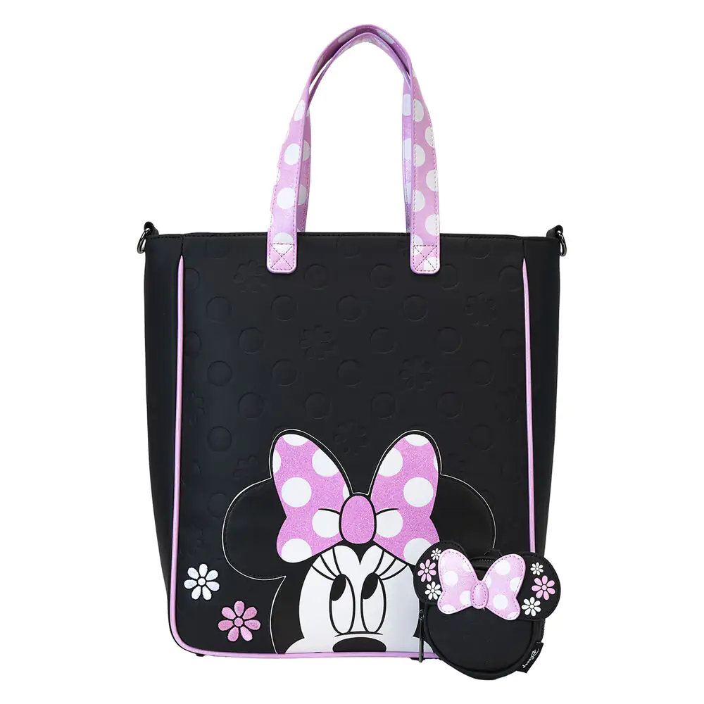 Loungefly Disney Minnie Floral Rock the Dots Tragetasche und Geldbörse Produktfoto