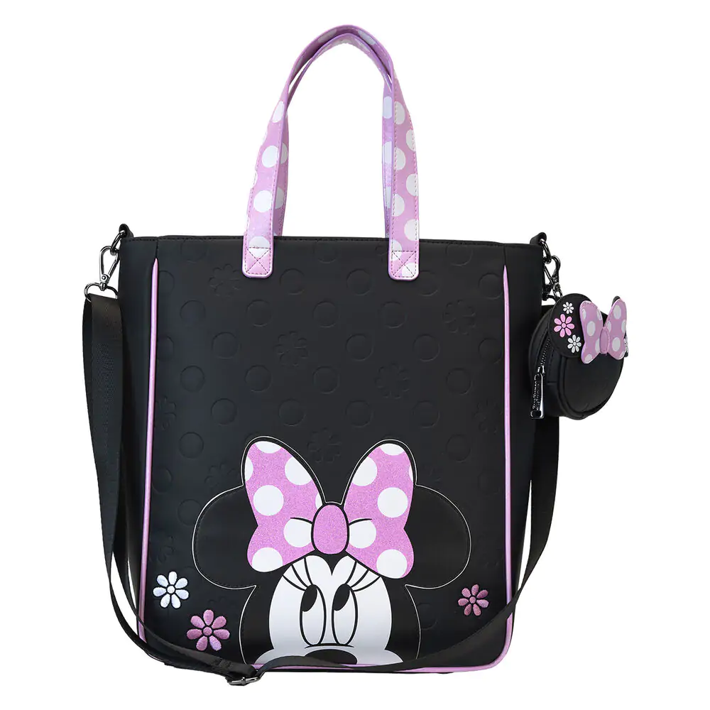 Loungefly Disney Minnie Floral Rock the Dots Tragetasche und Geldbörse Produktfoto