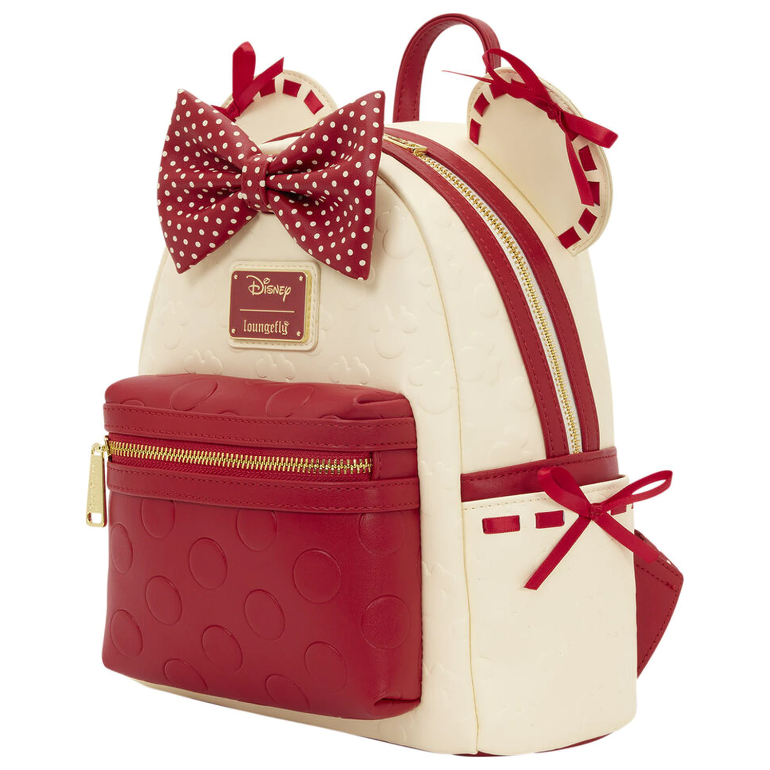 Loungefly Disney Minnie Mouse Rocks the Dots Coquette Rucksack 26 cm Produktfoto
