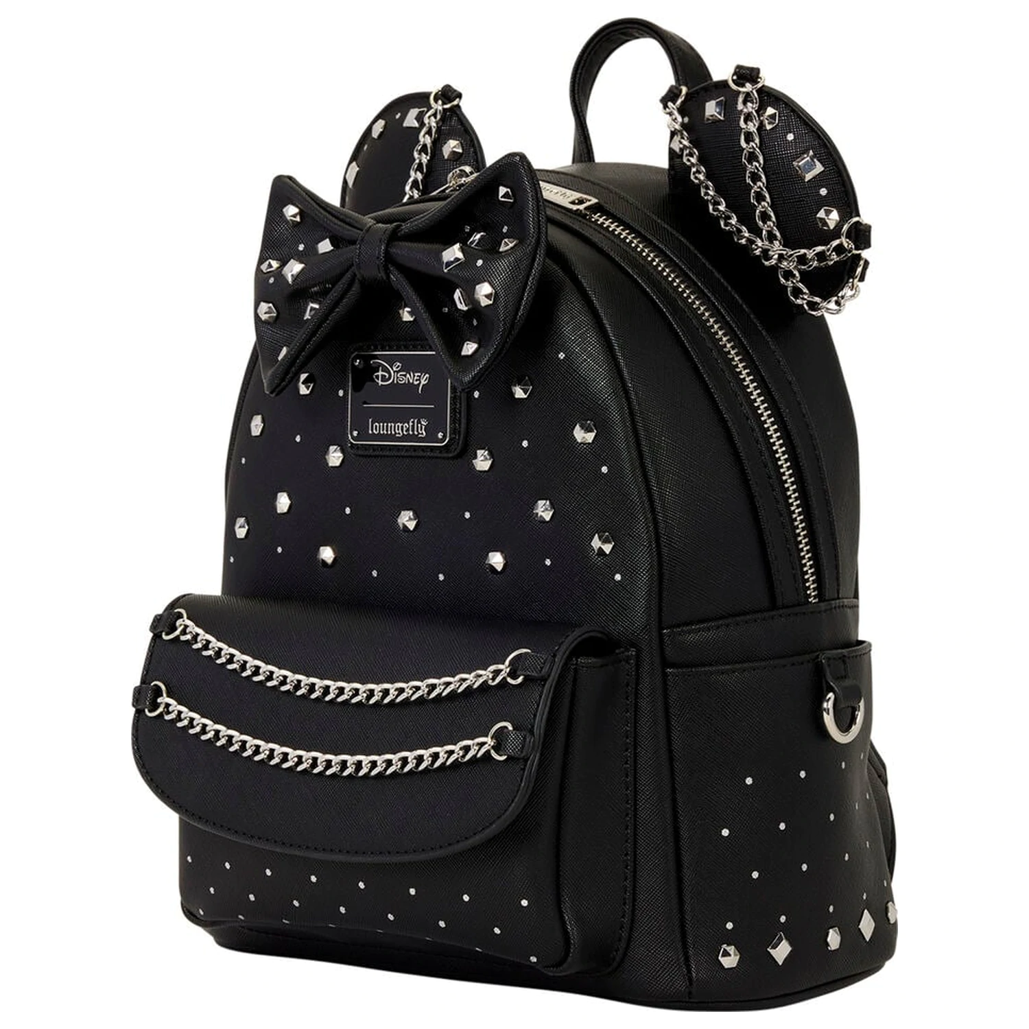 Loungefly Disney Minnie Studs & Chains Rucksack 26cm Produktfoto