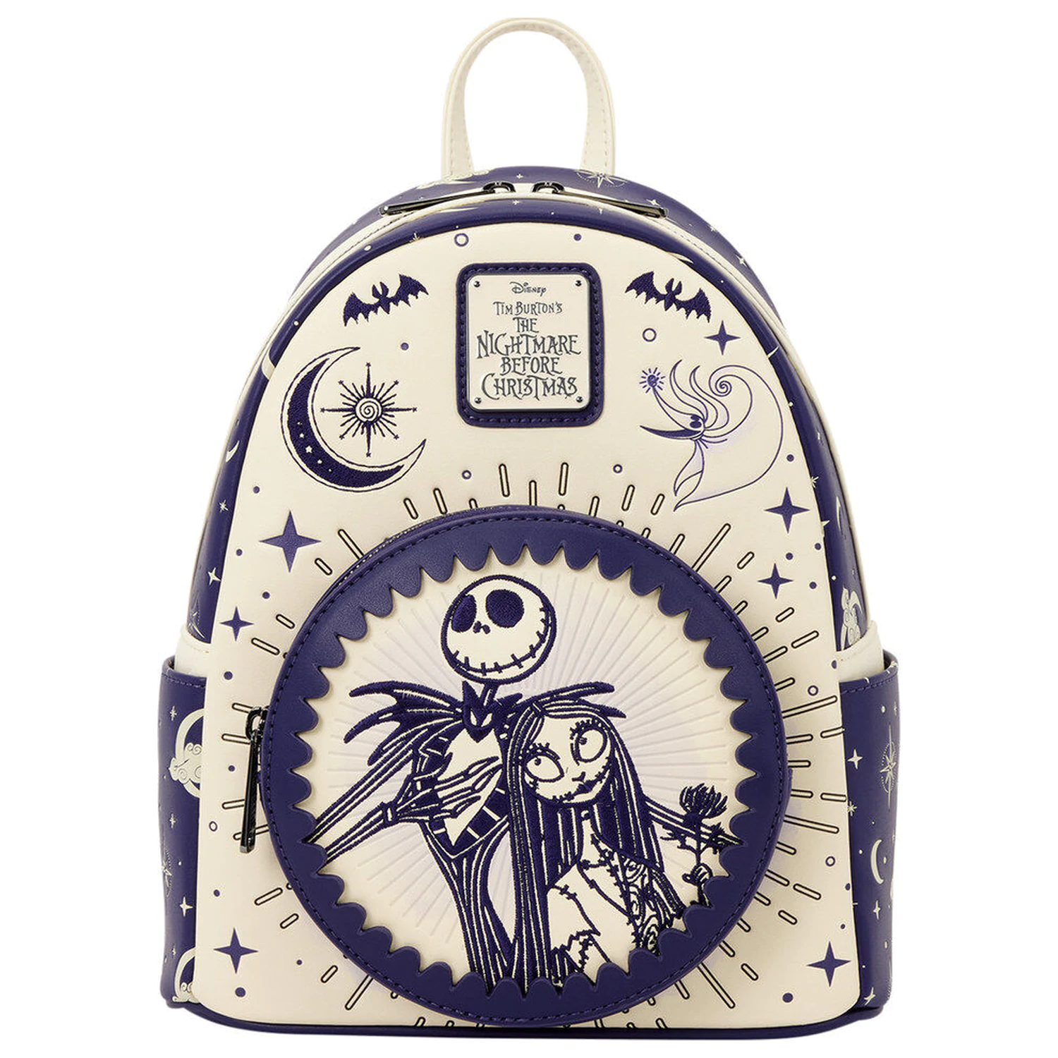 Loungefly Disney Nightmare Before Christmas Jack Skellington & Sally Night Sky Rucksack 26cm Produktfoto