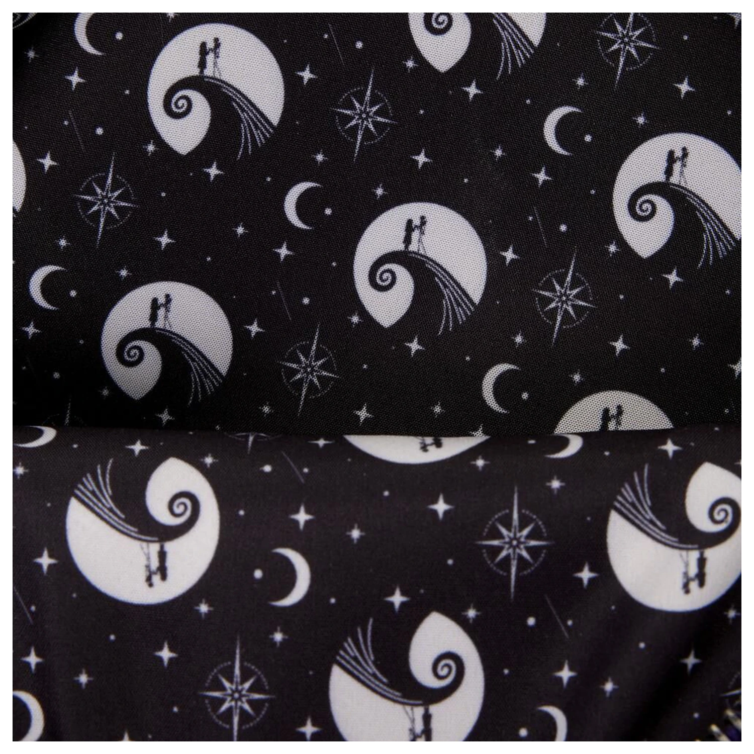 Loungefly Disney Nightmare Before Christmas Jack Skellington & Sally Night Sky Rucksack 26cm Produktfoto