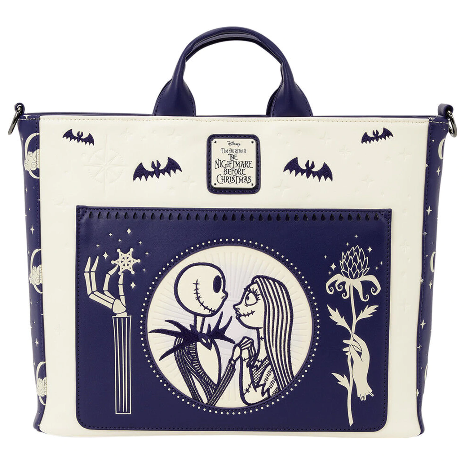 Loungefly Disney Nightmare Before Christmas Jack Skellington & Sally Night Rucksack Tasche Produktfoto