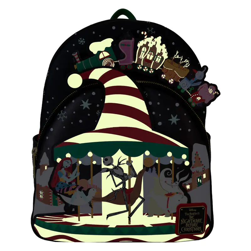 Loungefly Disney Nightmare Before Christmas Journey to Christmas Town Rucksack termékfotó