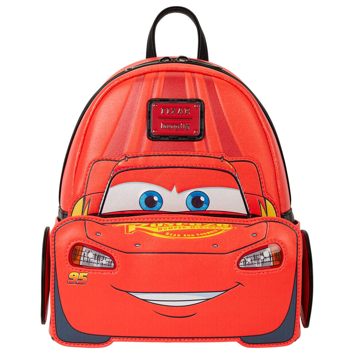 Loungefly Disney Pixar Cars 20th Anniversary Lightning McQueen Metallic Light-Up Rucksack 26cm Produktfoto