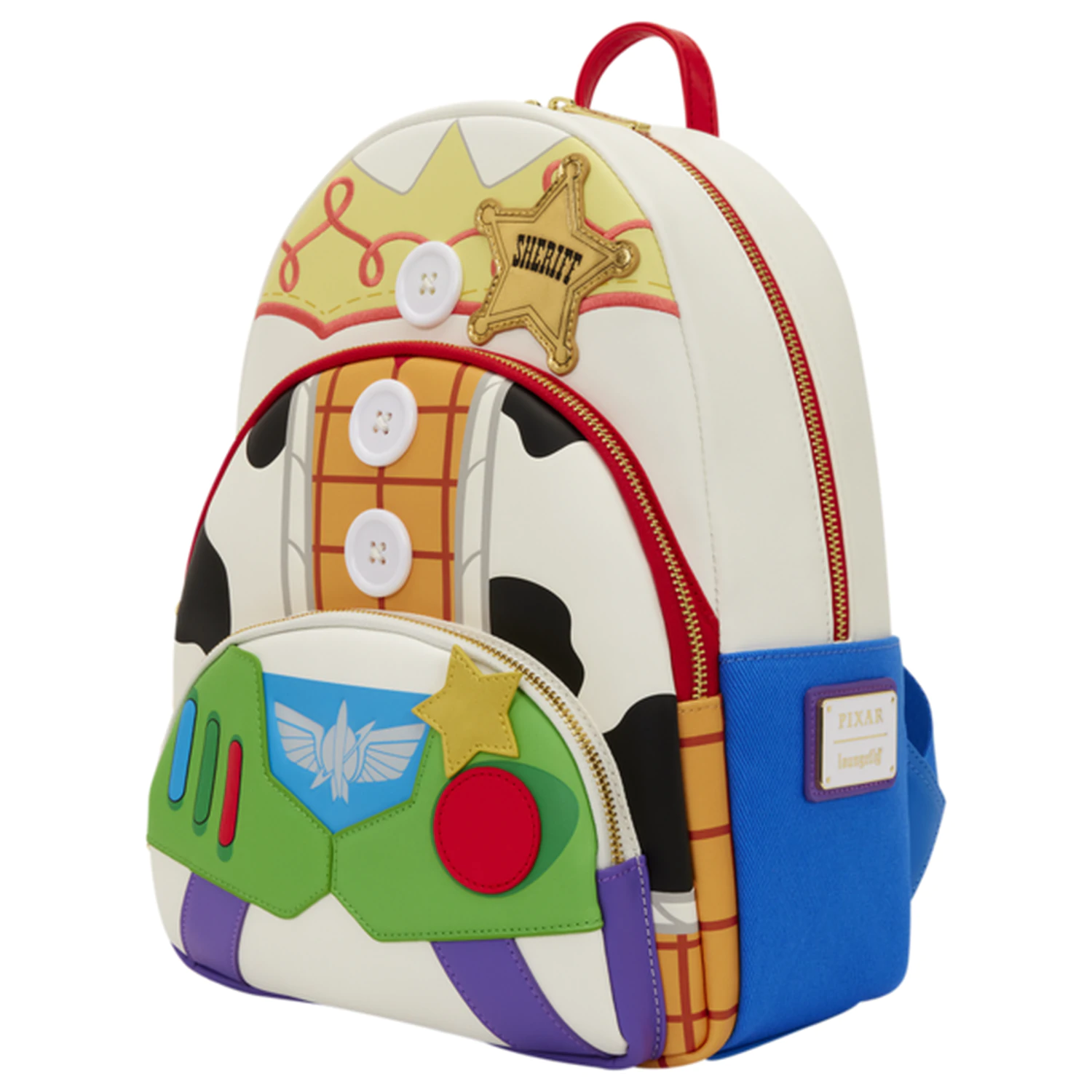Loungefly Disney Pixar Toy Story 5 Jessie, Woody & Buzz Lightyear Rucksack 31cm Produktfoto