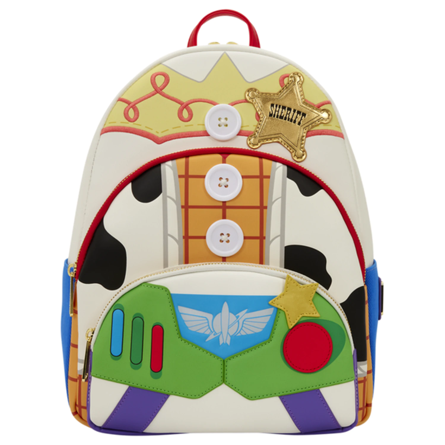 Loungefly Disney Pixar Toy Story 5 Jessie, Woody & Buzz Lightyear Rucksack 31cm Produktfoto
