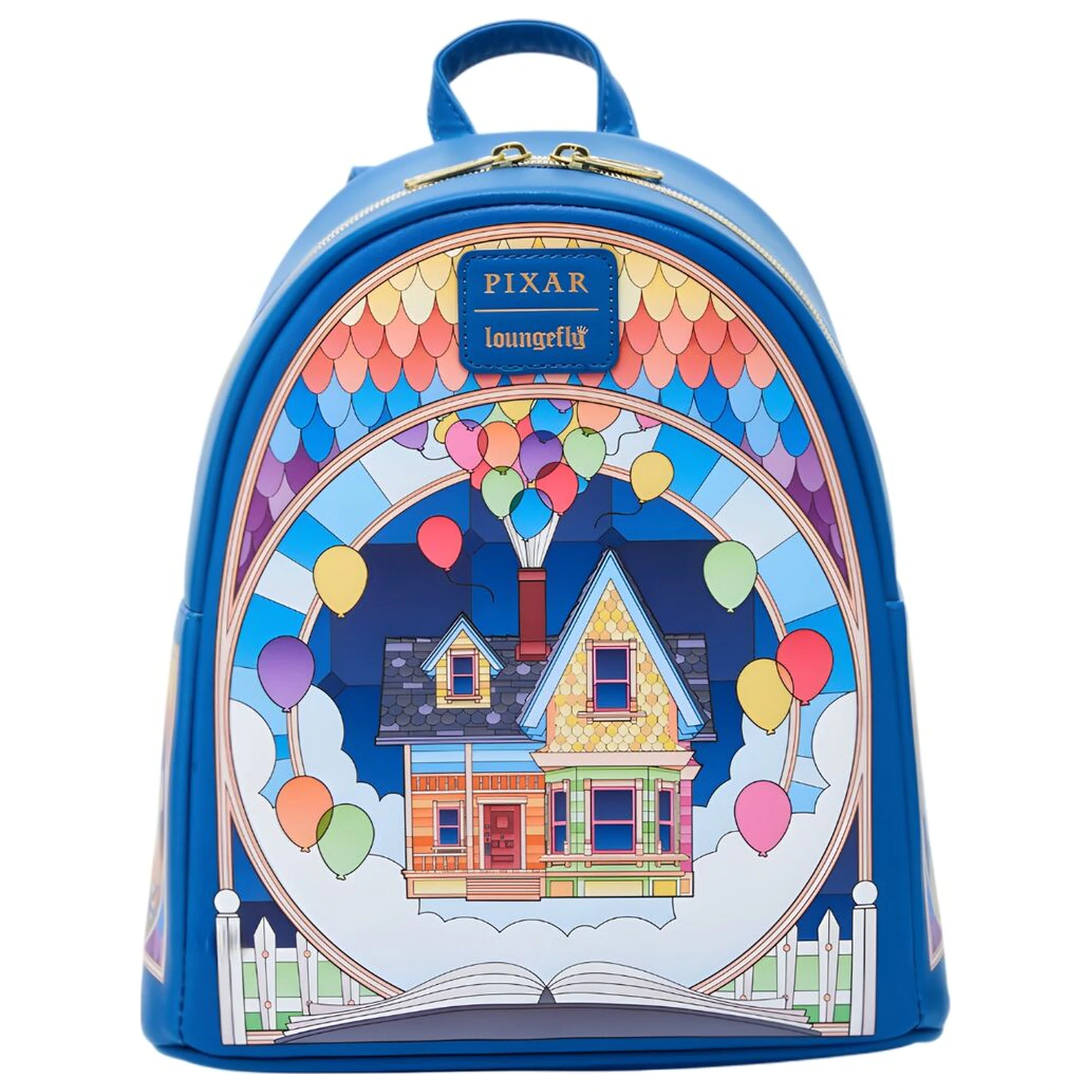 Loungefly Disney Pixar Up Stained Glass Rucksack 26 cm Produktfoto