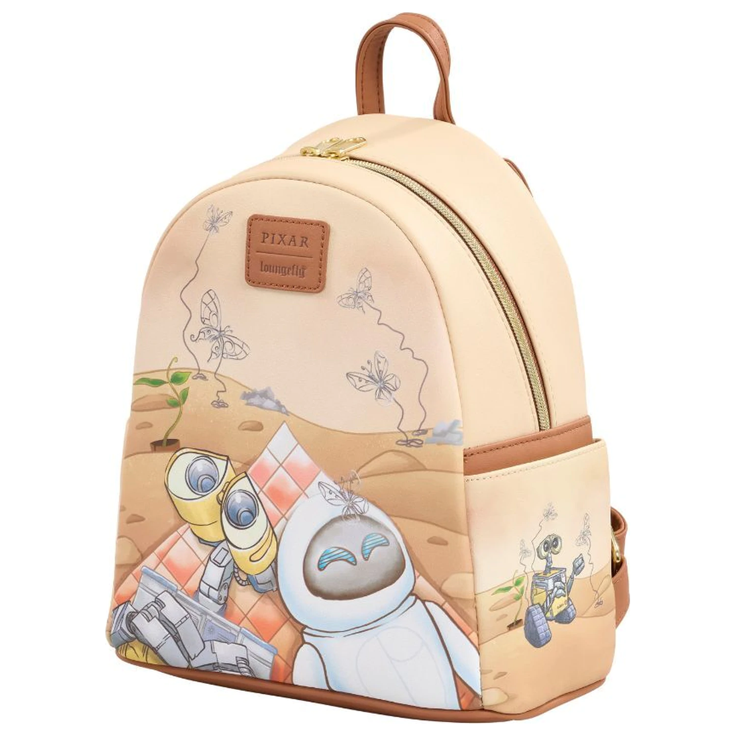 Loungefly Disney Pixar Wall-E & Eve Day Dreaming Szene Rucksack 26cm Produktfoto