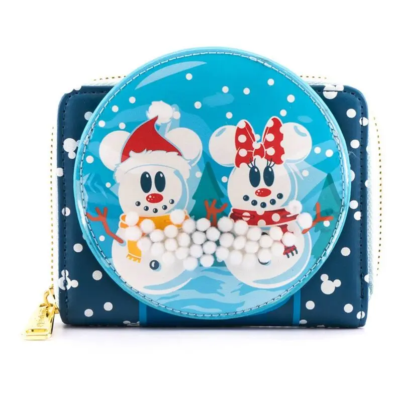 Disney by Loungefly Geldbeutel Snowman Minnie & Mickey Snow Globe termékfotó