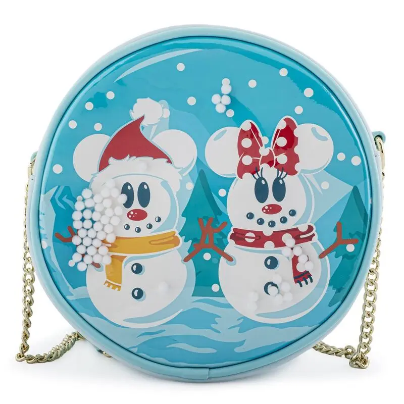 Disney by Loungefly Umhängetasche Snowman Minnie & Mickey Snow Globe termékfotó