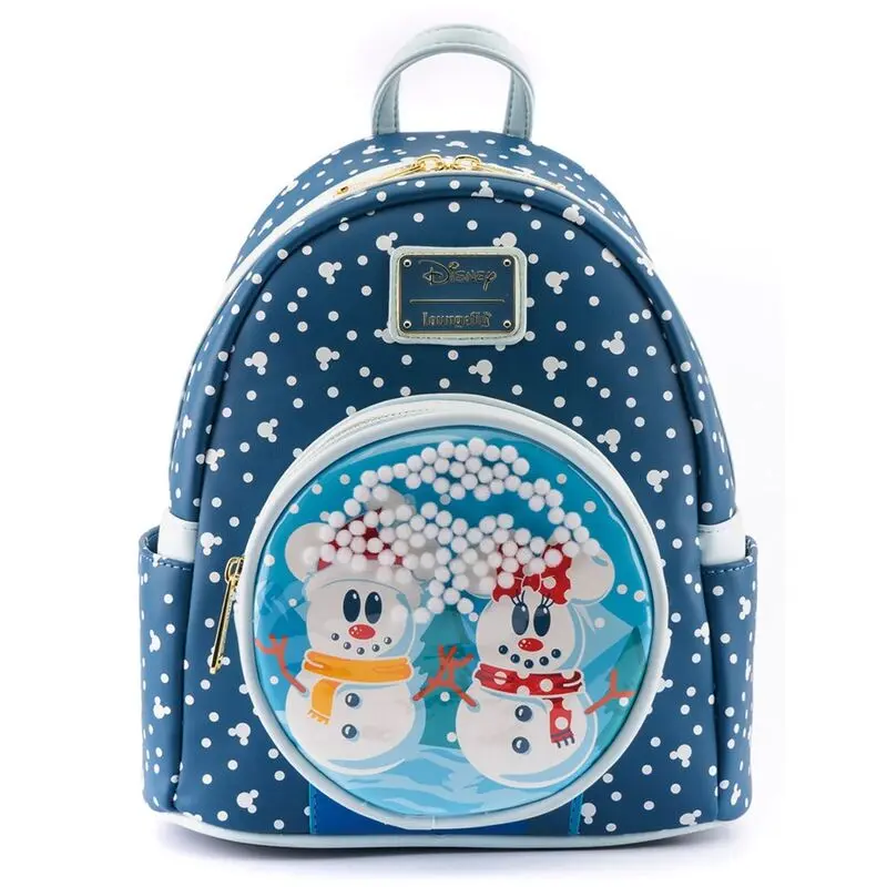 Disney by Loungefly Rucksack Snowman Minnie & Mickey Snow Globe termékfotó