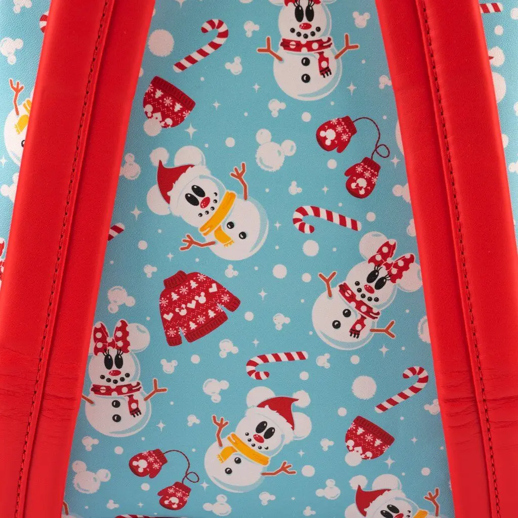 Disney by Loungefly Rucksack &amp; Haarreif set Minnie &amp; Mickey Snowman AOP Produktfoto