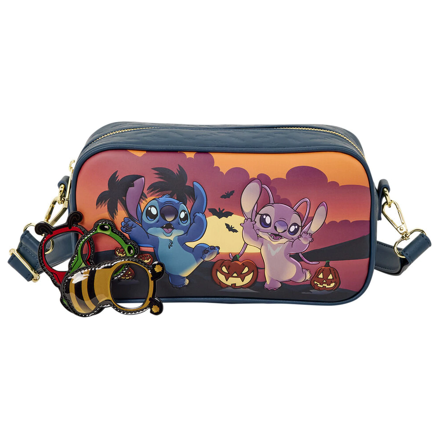 Loungefly Disney Stitch Halloween Angel & Stitch Umhängetasche Produktfoto