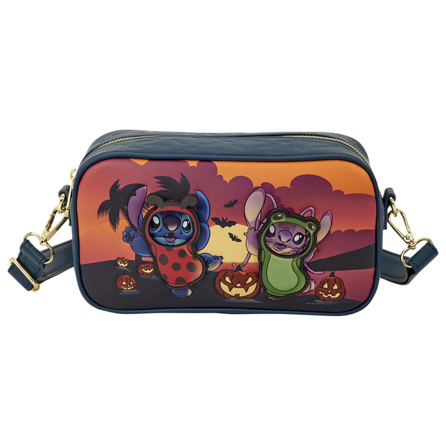 Loungefly Disney Stitch Halloween Angel & Stitch Umhängetasche Produktfoto