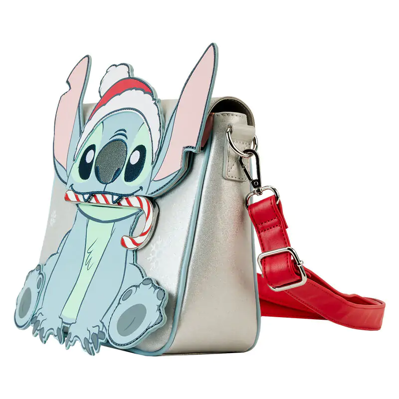 Loungefly Disney Stitch Holiday glitter Umhängetasche termékfotó