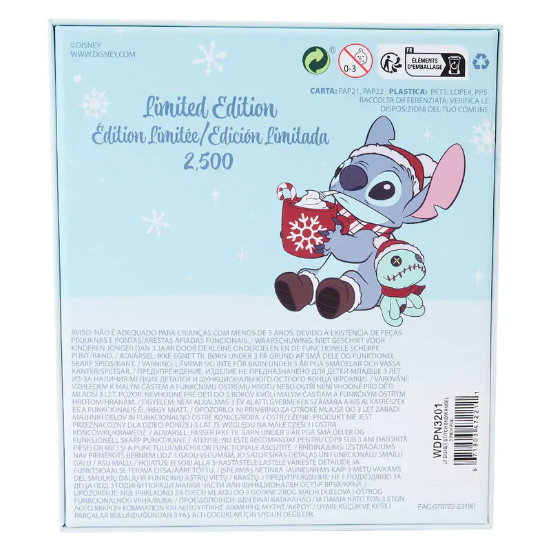 Loungefly Disney Stitch Holiday Snow Angel Pin Produktfoto