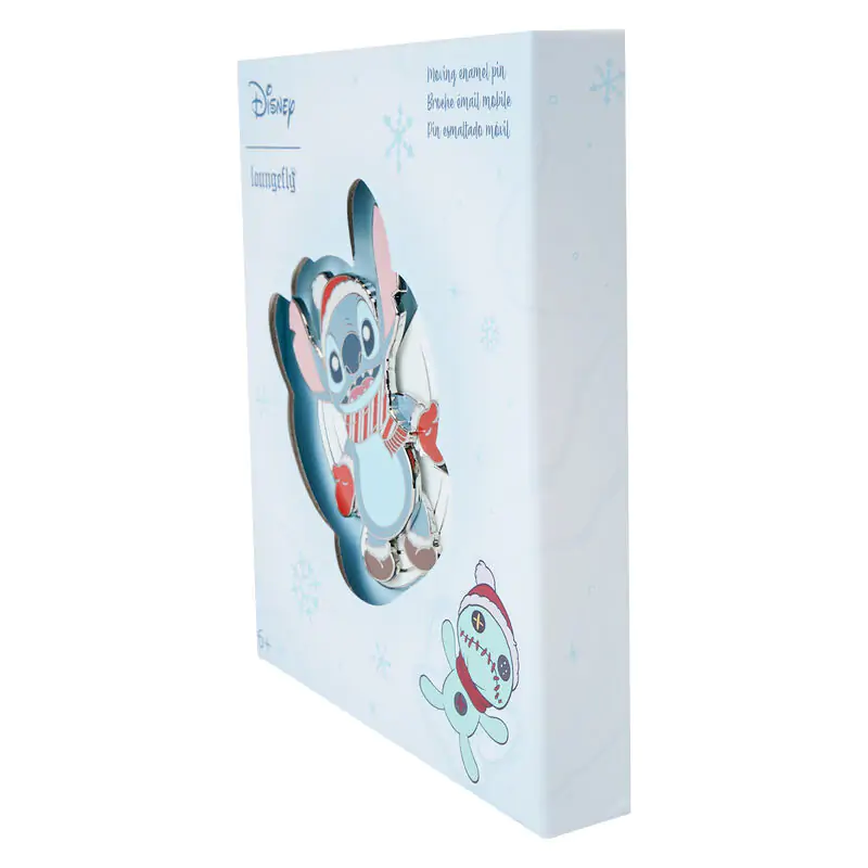 Loungefly Disney Stitch Holiday Snow Angel Pin Produktfoto