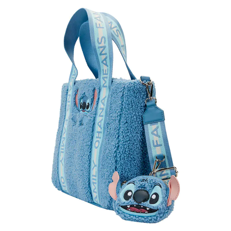 Loungefly Disney Stitch Plüsch Tragetasche und Geldbörse termékfotó