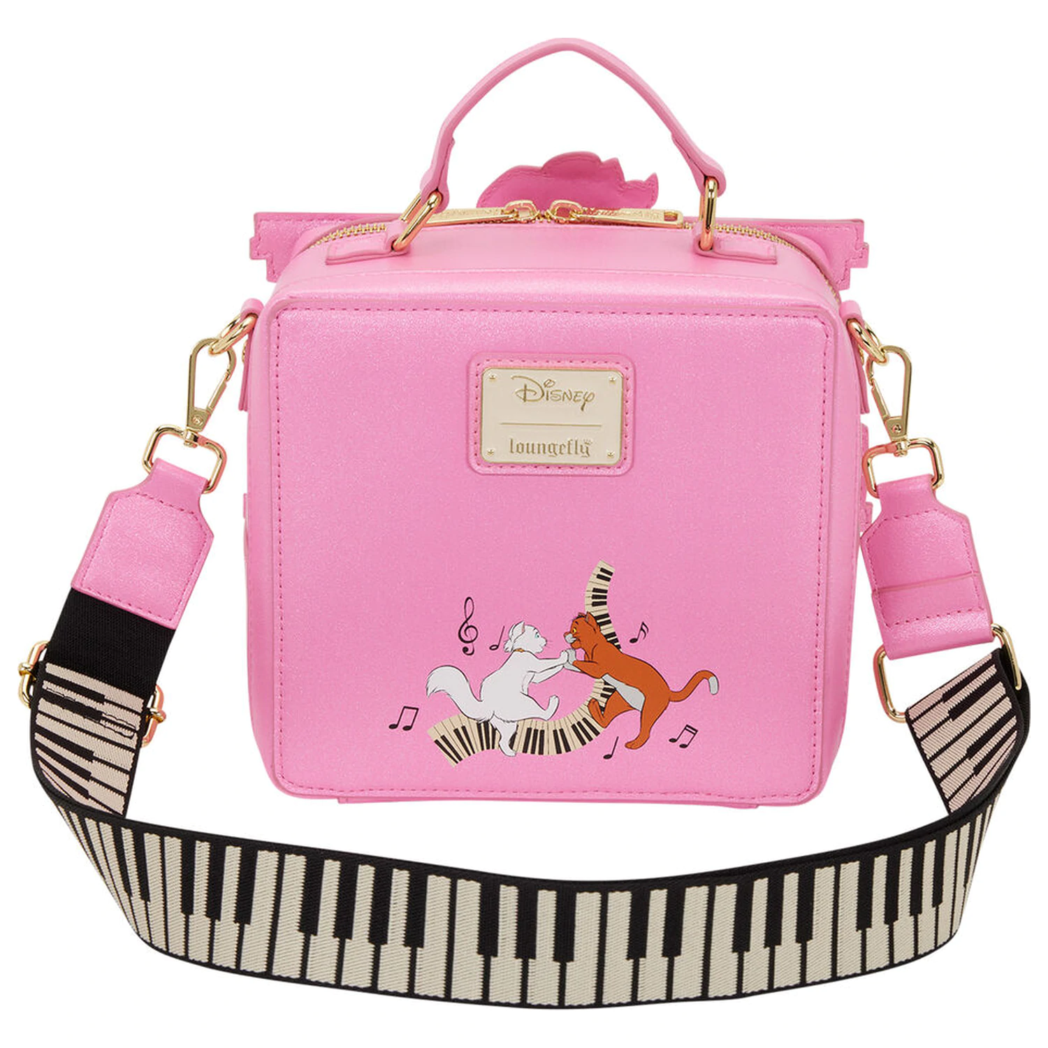 Loungefly Disney The Aristocats Piano Schultertasche Produktfoto