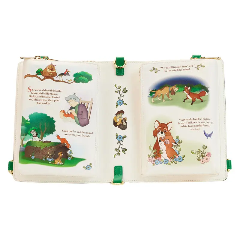 Loungefly Disney The Fox and the Hound Book Umhängetasche Produktfoto