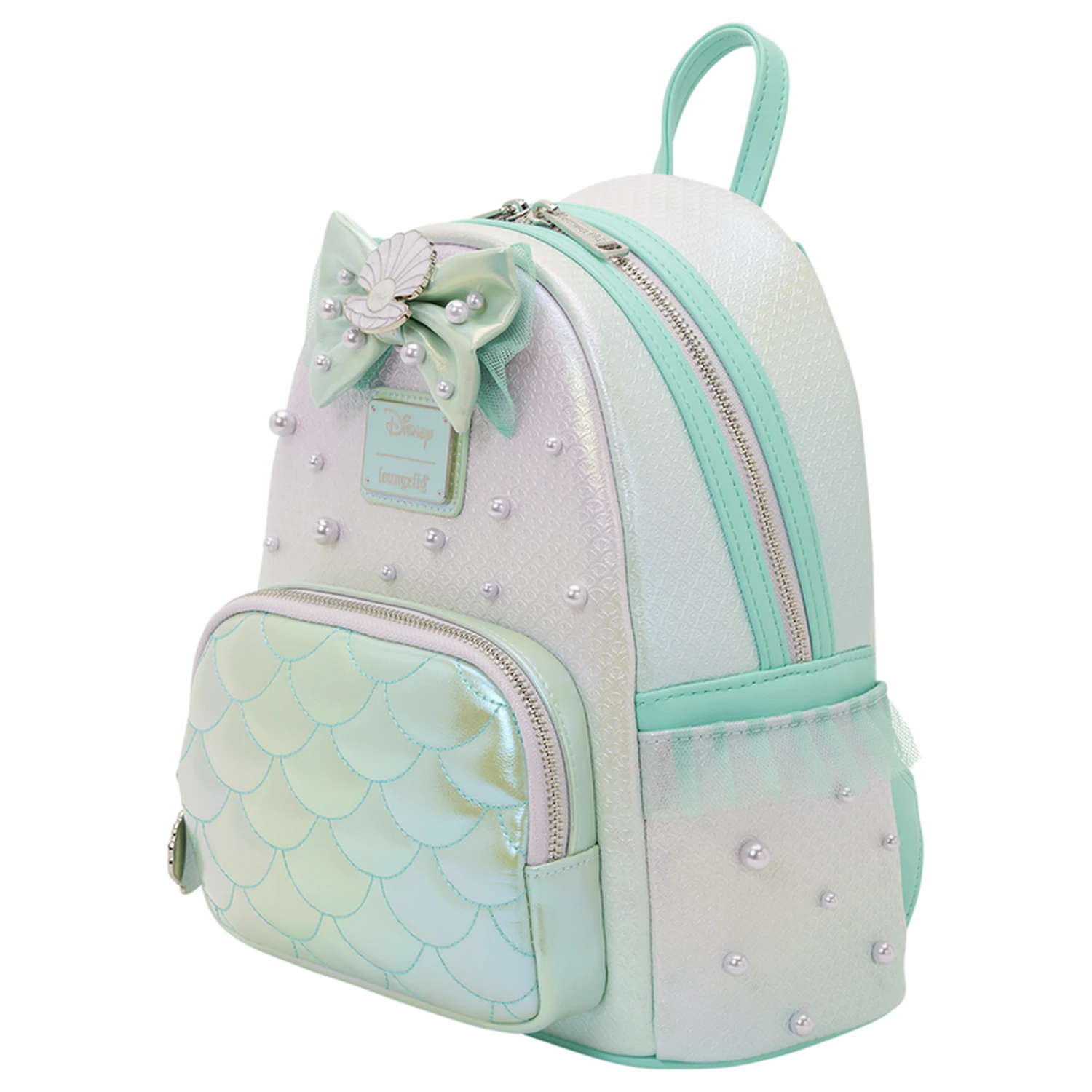 Loungefly Disney The Little Mermaid Iridescent Pearl Rucksack 26cm Produktfoto