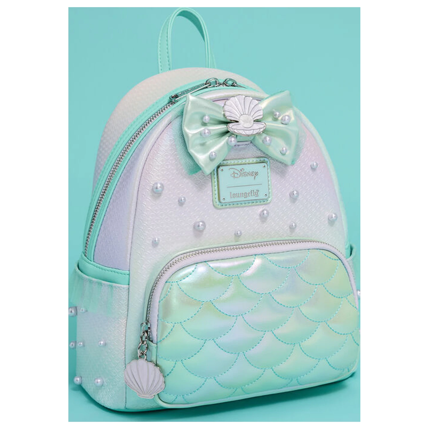 Loungefly Disney The Little Mermaid Iridescent Pearl Rucksack 26cm Produktfoto