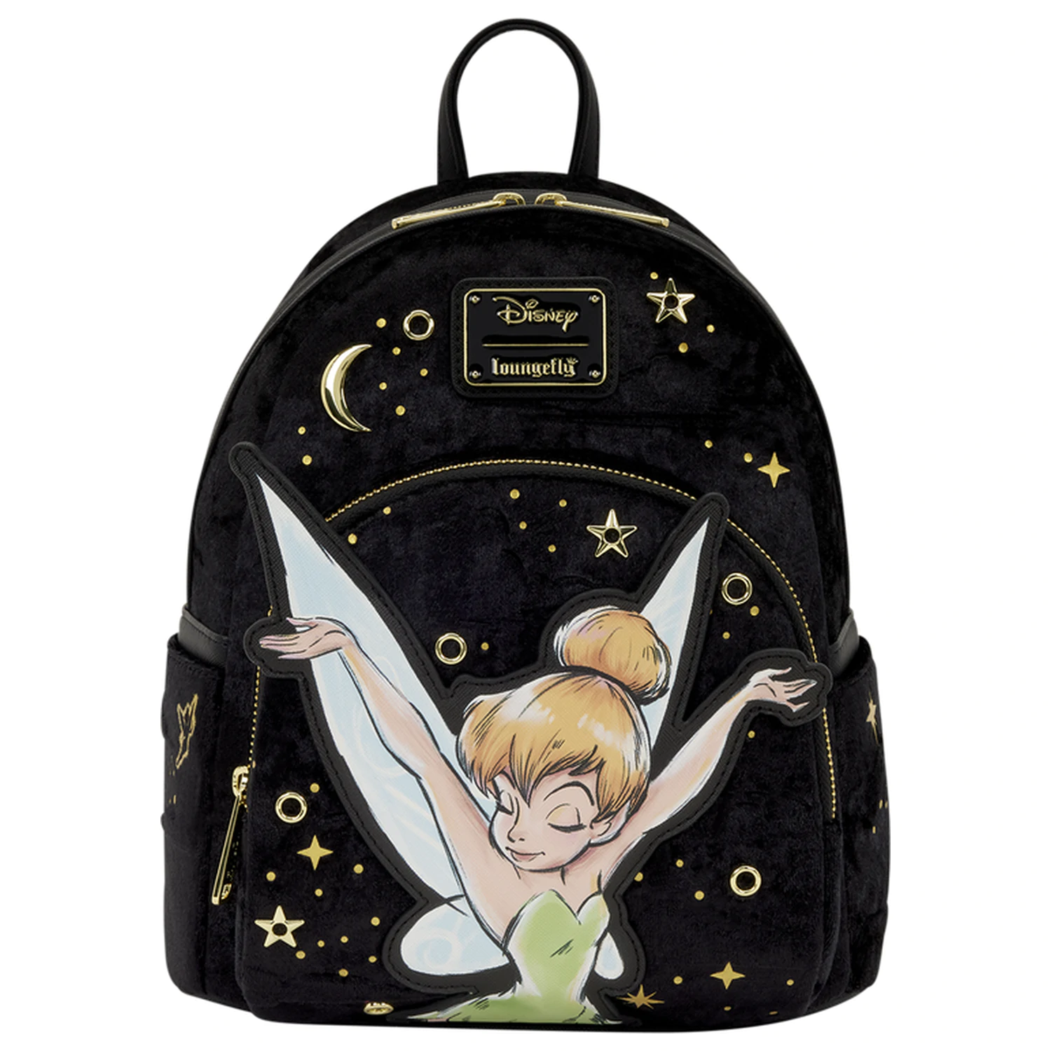 Loungefly Disney Tinker Bell Pixie Dust Velvet Rucksack 26cm Produktfoto