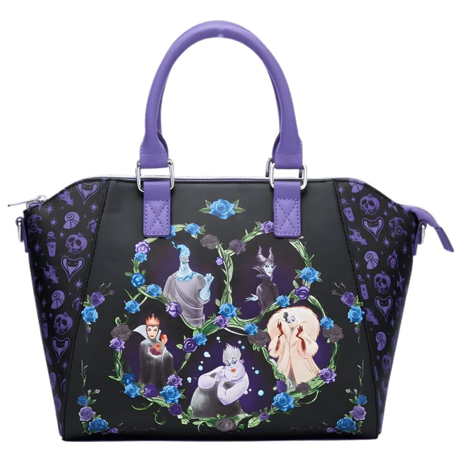Loungefly Disney Villains Floral Icons Umhängetasche Produktfoto