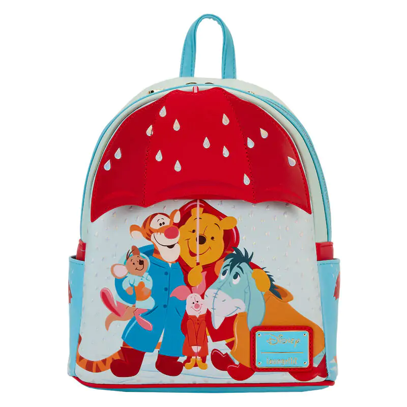 Loungefly Disney Winnie the Pooh &amp; Friends Rainy Day Rucksack 26cm Produktfoto