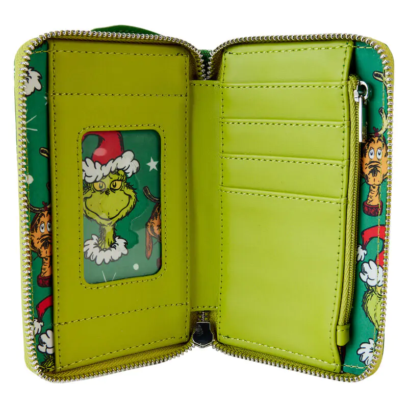Loungefly Dr. Seuss How the Grinch Stole Christmas! Santa Geldbörse Produktfoto