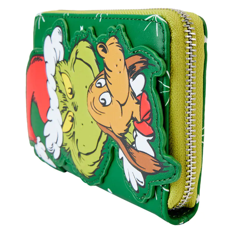 Loungefly Dr. Seuss How the Grinch Stole Christmas! Santa Geldbörse Produktfoto