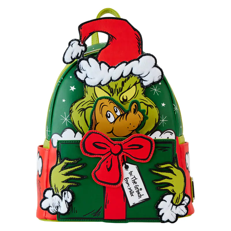 Loungefly Dr. Seuss How the Grinch Stole Christmas! Santa Rucksack 26cm termékfotó