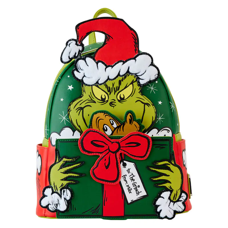 Loungefly Dr. Seuss How the Grinch Stole Christmas! Santa Rucksack 26cm termékfotó