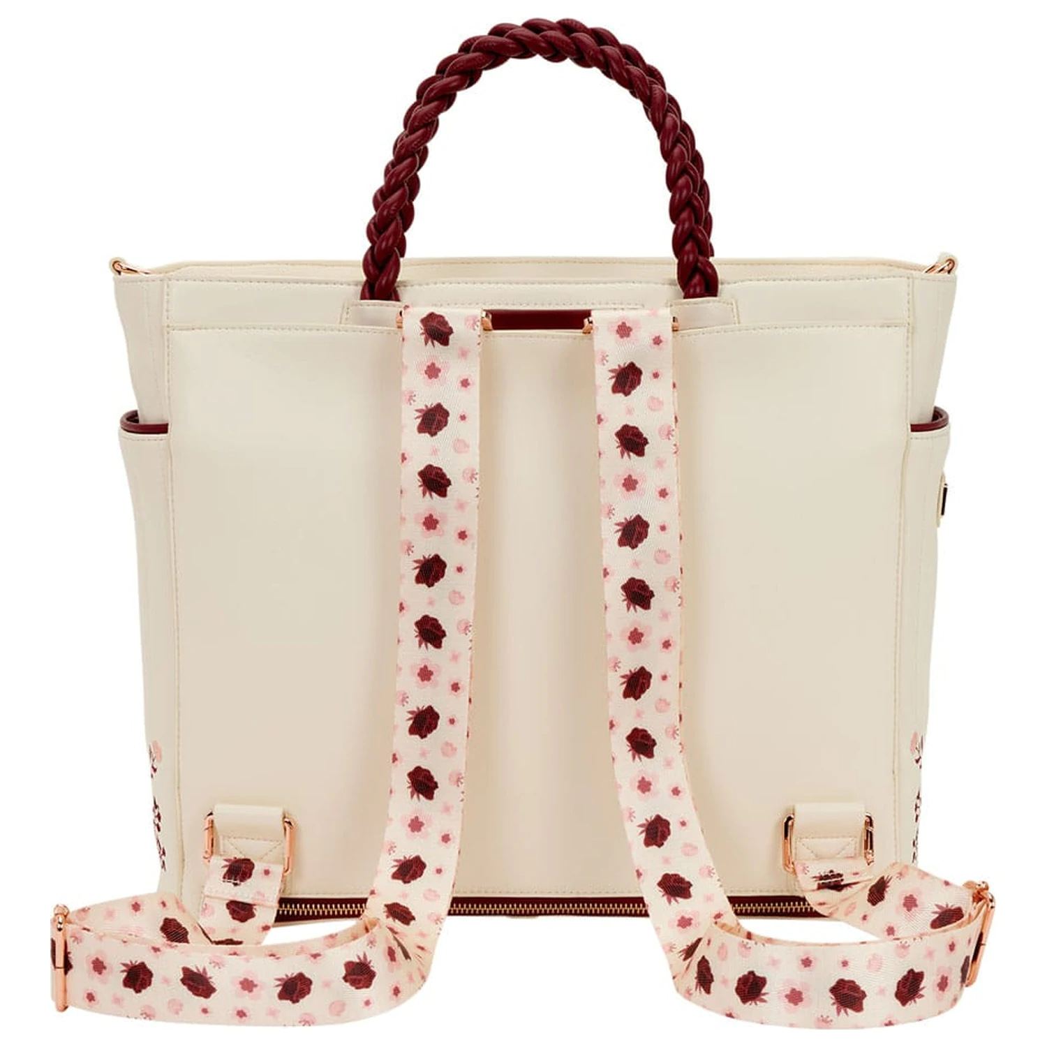 Loungefly Umhängetasche Figural Cream & Red Floral Produktfoto