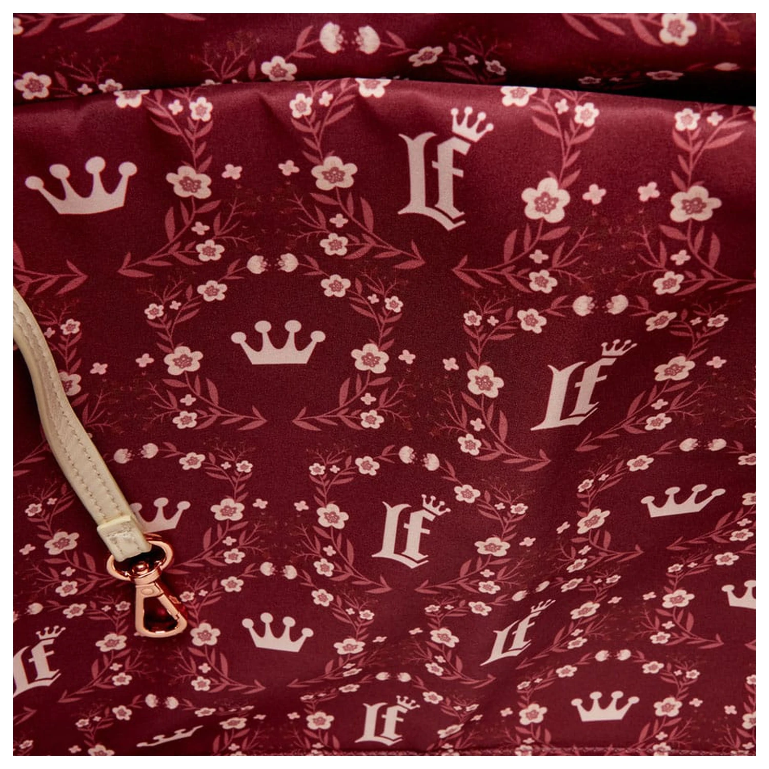 Loungefly Umhängetasche Figural Cream & Red Floral Produktfoto