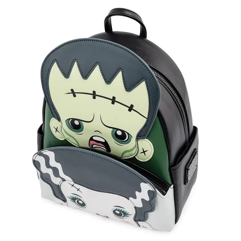Loungefly Frankenstein Frankie and Bride Monsters Cosplay Rucksack Produktfoto