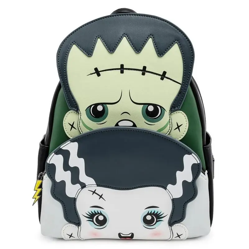 Loungefly Frankenstein Frankie and Bride Monsters Cosplay Rucksack Produktfoto