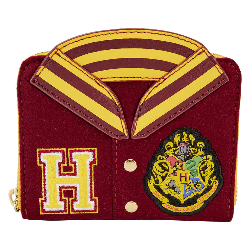 Loungefly Harry Potter Hogwarts Crest Varsity Jacket Geldbörse termékfotó
