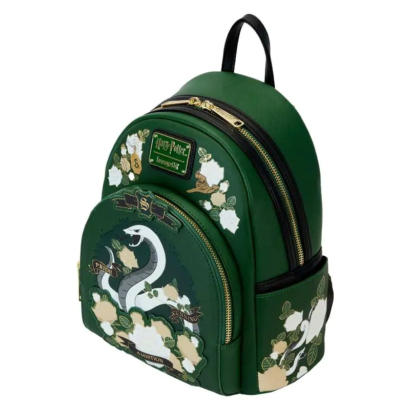 Loungefly Harry Potter Slytherin House Floral Rucksack 26cm termékfotó