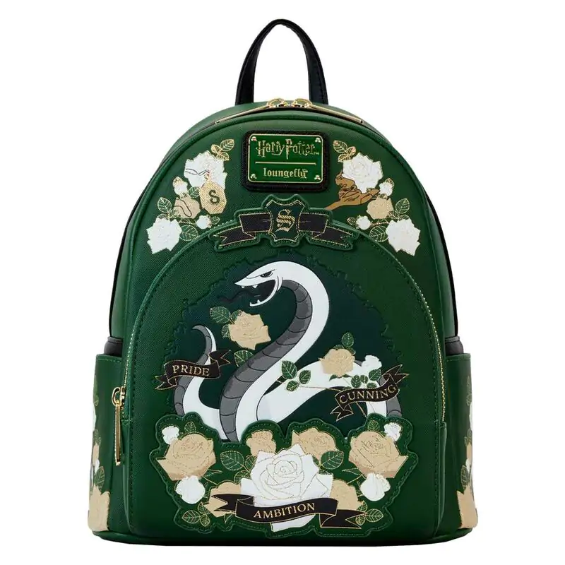 Loungefly Harry Potter Slytherin House Floral Rucksack 26cm termékfotó