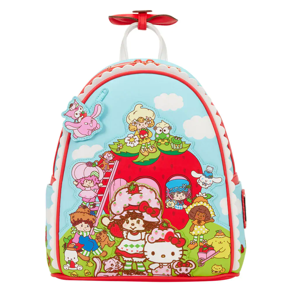 Loungefly Hello Kitty & Friends x Strawberry Shortcake duftender Rucksack 26cm Produktfoto