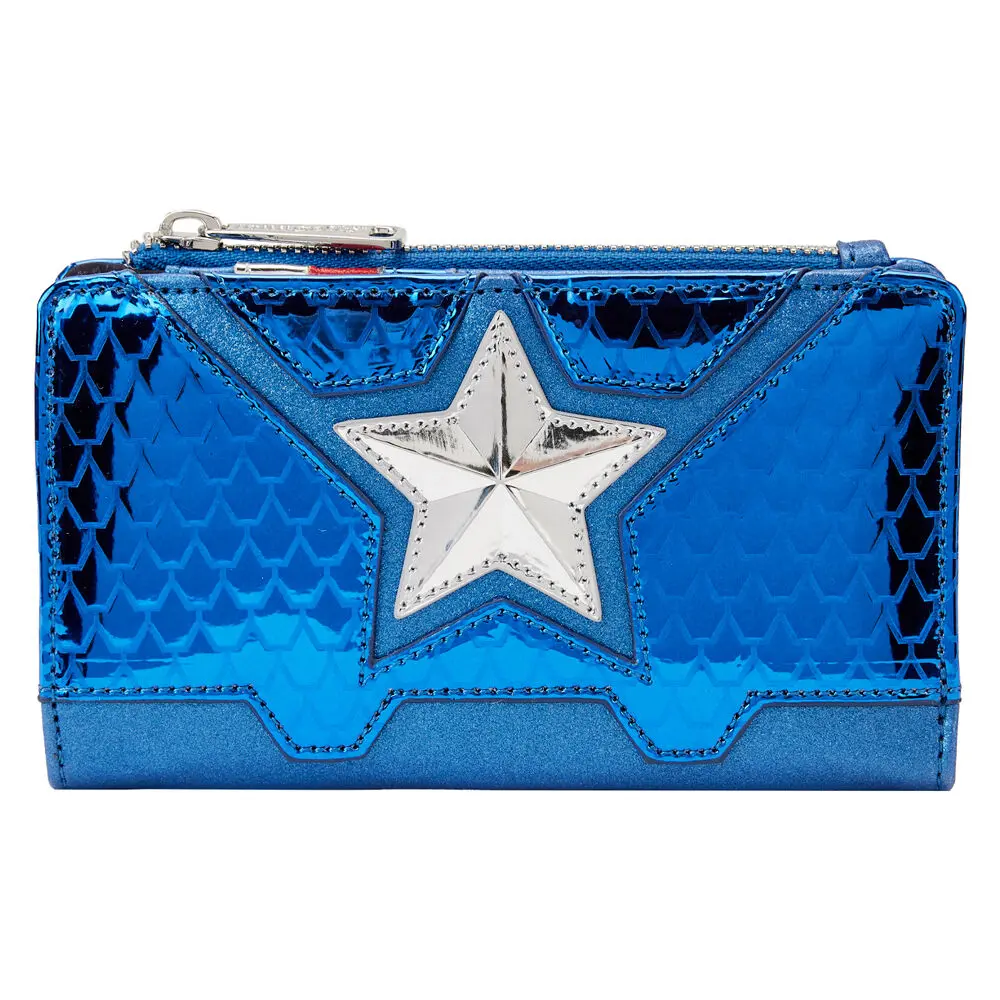 Loungefly Marvel Captain America metallic Geldbörse Produktfoto