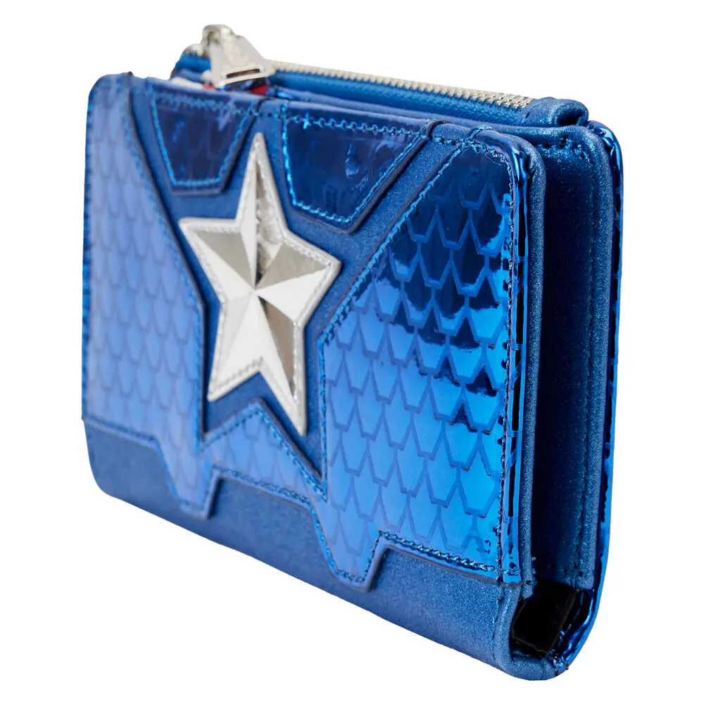 Loungefly Marvel Captain America metallic Geldbörse Produktfoto